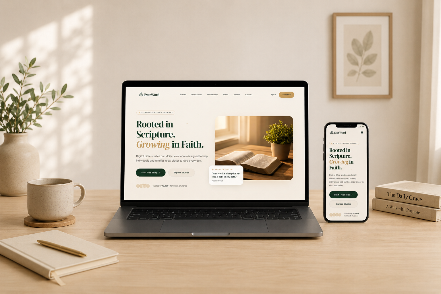 EverWord website preview