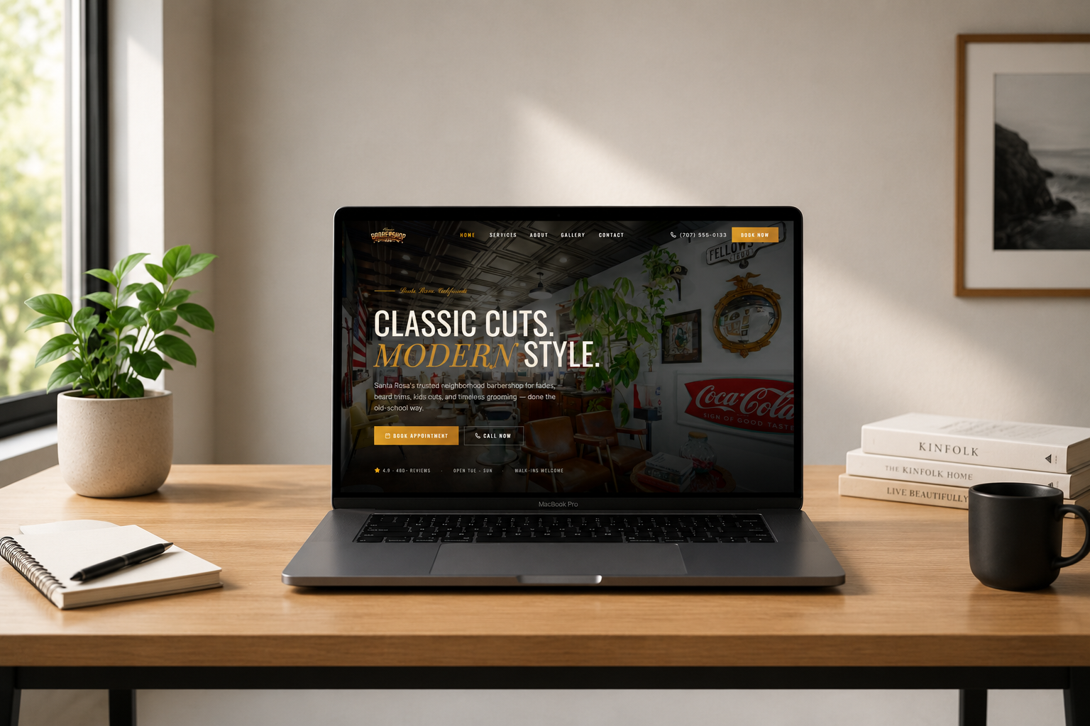Chuck's website preview